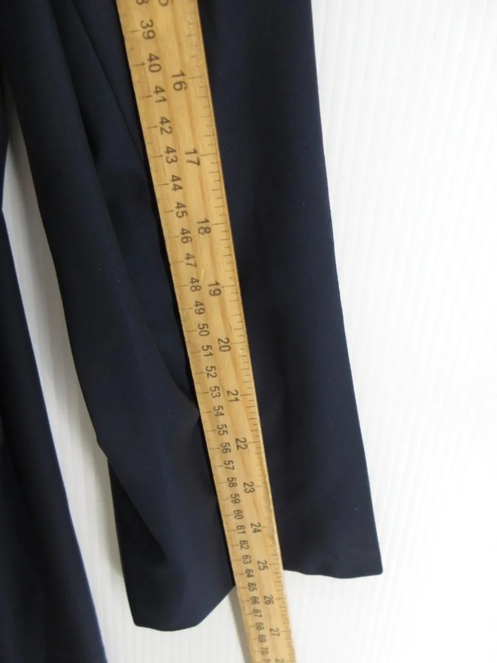 Oxxford Clothes Sport Coat 50 Navy Blazer Wool Gold Buttons Union Made
